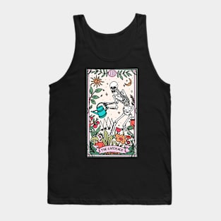 The Gardener Tarot Card Gardening Planting Tank Top